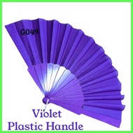 ∈ ☕ ℄ ⚣ Abaniko o Pamaypay Plastic Handle Plain Colored