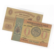 TermuraH yuk!! Uang Kuno 1 Muntbiljet Nederlandsch Indie 1940
