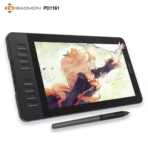 11.6 Inch Screen Gaomon PD1161 Graphics Tablet Drawing Pen Display AG Protect Film Portable Monitor 