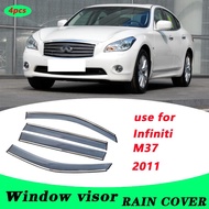 For Infiniti M37 2011 M37 Plastic Window Visor  Vent Shades Sun Rain Deflector Guard 4PCS/SET