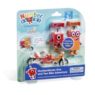 hand2mind Numberblocks One and Two Bike Adventure, Cartoon Action Figure Set, Toy Figures, Toy Vehic