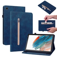 Business zipper Case For Samsung Galaxy Tab A8 2022 Case 10.5 inch 2021 SM-X200 SM-X205 PU Leather Flip Wallet Stand Book Cover
