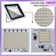 FWFHTP 1Pc ใหม่ โคมไฟฟลัดไลท์ อินพุต 220V 10W 20W 30W 50W 100W ลูกปัดชิป LED สมาร์ทไอซี ไฟคนขับ SMD2835