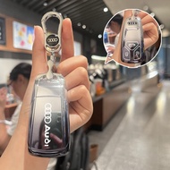 [READY STOVCK]TPU Car Key Case Cover for Audi A1 A3 8P 8L A4 A5 B6 B7 A6 A7 C5 C6 4F Q3 Q5 Q7 Q8 Gra
