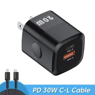 KUULAA GaN 20W 33W 35W 40W 50W 65W PD Charger USB ประเภท C ที่ชาร์จสำหรับไอโฟน 15 14 13 12 Pro Max M