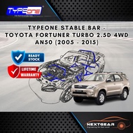TYPE ONE Stable Bar | Toyota Fortuner (AN50) Turbo 2.5D 4WD '11 | Front Strut bar/Lower bar/Anti Rol