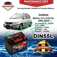 Münster Robust MF CMF DIN55 | DIN55L | 55559 (55AH) Car Battery Bateri Kereta Inokom Matrix 1.6 1.8 