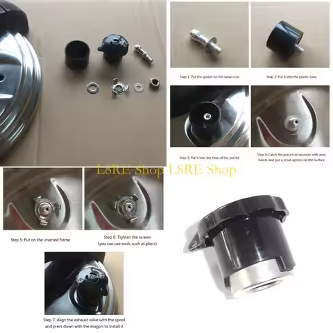 L8RE Durable Electric Pressure Cooker Exhaust for Valve Rice Cooker Pressure Relief Steam Pressure L