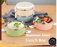 Bc 3tier Lunch Box Tier Food Stainless Steel Container Storage Tupperware Quality Airtight Level Bowl