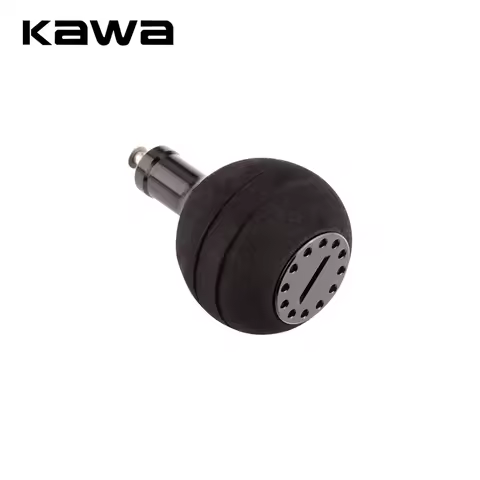 Kawa Fishing Handle EVA Knob For Spinning Wheel 4000-10000 Type Knob Dia 39mm With 2pcs Bearings Siz