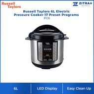 Russell Taylors 6L Electric Pressure Cooker 17 Preset Programs PC6 | 24-Hour Delay Timer |  Express 