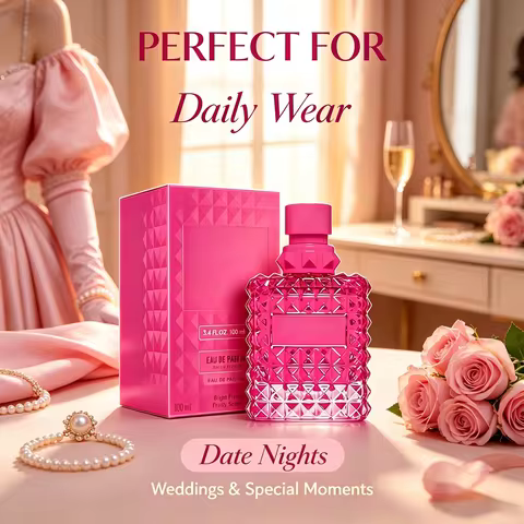 Women Eau de Parfum Perfume 100ml 3.4 fl.oz Luxury Sweet Floral Fragrance Long Lasting Feminine Sign