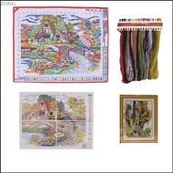 Zone Chinese DIY Pretty House Counted Printed for Cross Stitch Embroidery Needlework