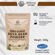 ORGANIC FIELDS Organic Soya Bean Powder 500gm | Skin Peeled | No Sugar