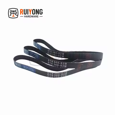 S2M Belt Length162/164/166/168/170/172/174/176-260mm Width 4/6/10/15mm STS S2M Closed-loop Synchrono