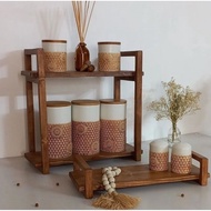Mini/ jar rack Kitchen rack aesthetic multipurpose rack rak pinggan mangkuk rak dapur rak pinggan