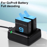 For go pro hero 9 Baery Charger / for GoPro Hero 9 Black Li-ion AHDBT-901 Baeria Camera essories