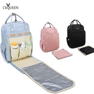 LEQUEEN Baby Diaper Bag Bed Backpack Waterproof Maternity Bag For Stroller Removable Nappy Bag
