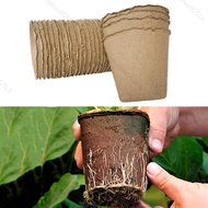 10pcs 8cm Nursery Cup Paper Grow Pot Plant Herb Vegs Flower Biodegradable Home Gardening Tools Culti