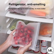 MK 1PCS Fresh Keeping Bag Silicone Bag PEVA Food Storage Bag Containers Leakproof Reusable Shut Bag 