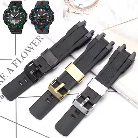 Rubber Replacement Strap For Casio MTG-B1000 G1000 Men Watch Band Metal Solid Buckle Bracelet Refit 