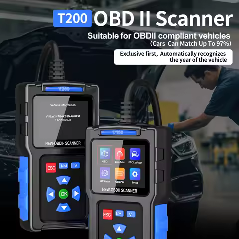 OBD2 Scanner with Battery Tester 12V 24V 20 2000 CCA 10AH 300AH Auto Code Reader Car Truck AGM GEL L