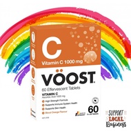 [Crazy Sale] VOOST Vitamin C 1000mg Effervescent 60/20Tabs (Immune Health)