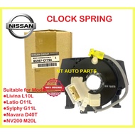 ORIGINAL Nissan Airbag Spiral Cable Clock Spring - NISSAN NAVARA D40T / LIVINA / LATIO / Sylphy 2556