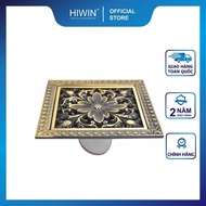 HIWIN FD-4616 floor drain funnel Antique copper plated 120x120mm