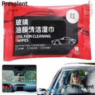PREVAL 5 Bags Car Windshield Glass Cleaner, Dusting Wipes Anti-rain Car Glass Oil Film Removal Wipes