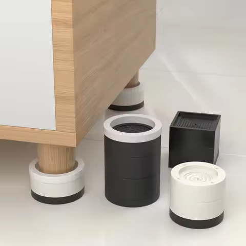 Furniture Elevation Pads for Bed Feet: Stackable Heavy-Duty Support Risers, Bed Leg/Bed Base Raising