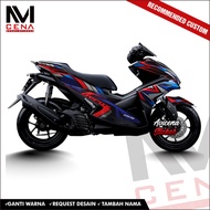 Aerox 155 Decal Sticker Aerox 155 Decal Sticker Aerox Full Body Striping Aerox SupGTX Decal