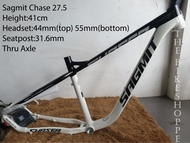 Sagmit Chaser and Speedone Commander Mountain Bike Alloy Frame 27.5 Thru Axle