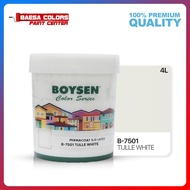 ☼ ✙ BOYSEN PERMACOAT LATEX PAINT COLOR SERIES TULLE WHITE (B-7501)