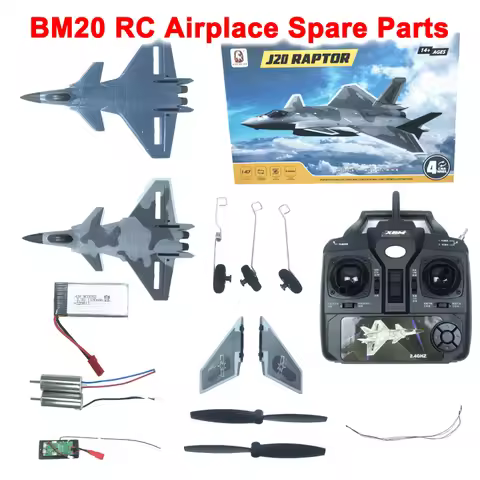 BM20 RC Airplane J-20 Fighter Spare Part Battery / USB Charger / Motor / Propeller / Servo / Control