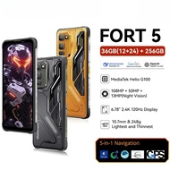 Blackview FORT 5 Rugged SmartPhon 6.78” HD+ IPS 2.4K 120Hz Display MediaTek 12G+256GB 108MP 5000mAh 