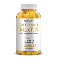 Hinterland Gold Label Creatine Monohydrate Gummies for Strength, Muscle Building, Brain Health Suppl