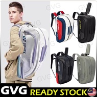 New Badminton Racket bag Shoulder Backpack National Team Racket Bag Tennis Bag Leather Waterproof Ba