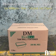 PROMO / TERMURAH Thinwall DM 200ml Rectangle Isi 16pak / 1 Dus TERBAIK