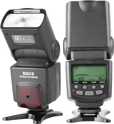 Meike MK430 TTL LCD Flash Speedlite Compatible with Canon DSLR Camera