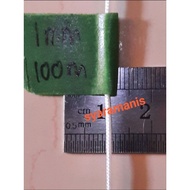 Lebar : 1.0 mm, Tali sulam putih , panjang: 1m to 10m