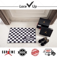 Lace Up Sneakers Floor Mat 80x50cm | Carpet Carpet | Carpet | Rug Rug Rug | Mat Mat | Doormat