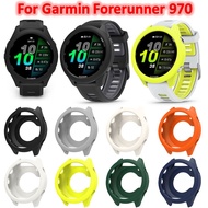 Silicone Case For Garmin Forerunner 970 Anti-Scratch Screen Protector Shell Bumper Protective Cover 