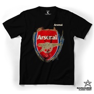 GANAMOZ ARSENAL LOGO Premium Classic T-Shirt | Arsenal T-shirt | Gooners T-shirt | Football Shirt | 