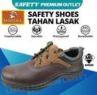 Frontier Safety Shoes Low Cut Brown Boots For Men (Good Quality) 工業鞋 工業 铁头 Kasut Lelaki Industrial W