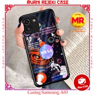 Casing Hp Samsung A03 Case Samsung A03 Motif SPACE01 Cute Case Casing Samsung Case Anime Softcase Ha