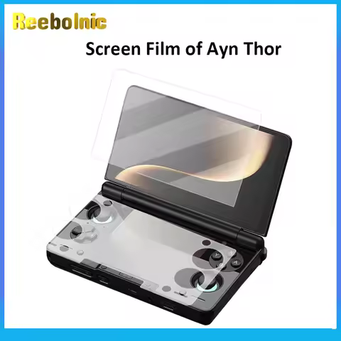Reebolnic Screen Film of Ayn Thor Handheld Game Console Tempered Glass Screen Protector for Ayn Thor