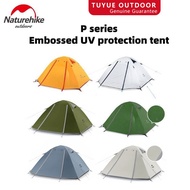 Naturehike Camping Tent 2 3 4 Person Tent P-series Tent Ultralight Outdoor Hiking 2 Doors Tent Campi