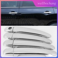 For TOYOTA WISH 2003-2009 chrome silver car door handle cover，WISH door handle trim