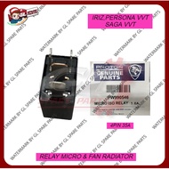 MICRO RELAY & FAN RADIATOR RELAY ORIGINAL PROTON IRIZ PERSONA VVT 2016> SAGA VVT (PW990546) 4PIN 35A